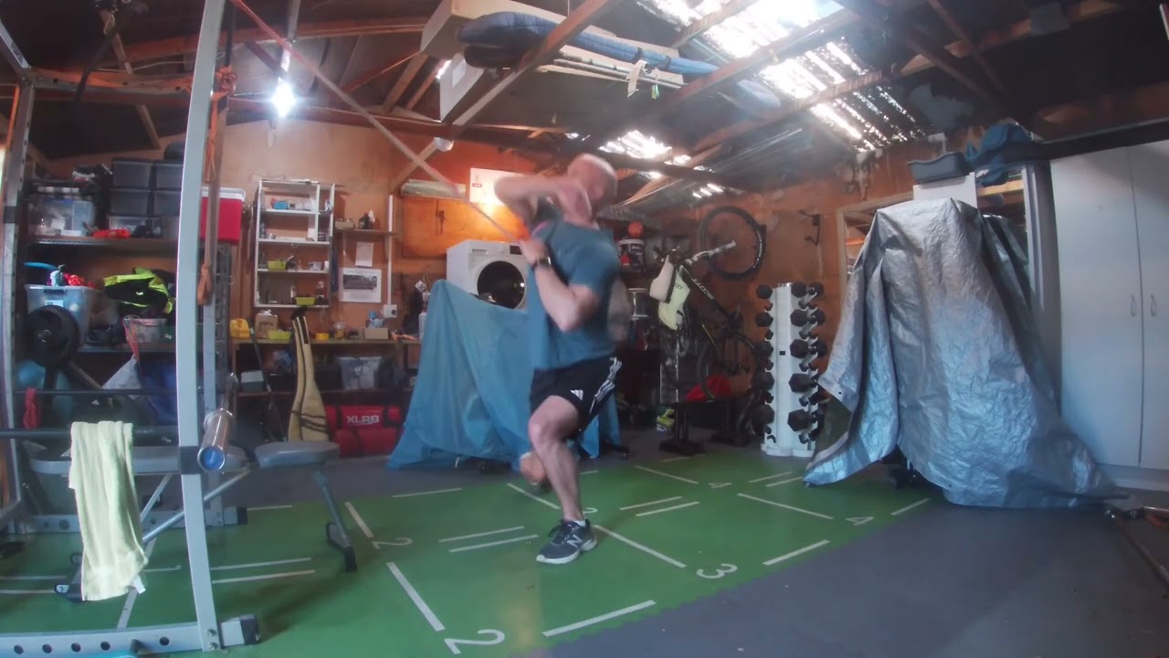 Banded exercises - T spine rotations