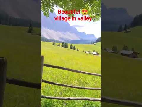 #beauty of nature # beautiful 😻 village in valley #