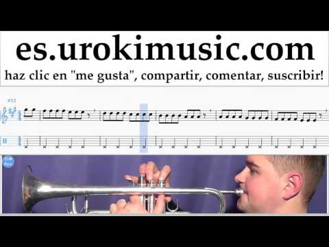 Como Tocar Trompeta Passenger Let Her Go Parte#1 Clases Notas Musicales Tutorial Tablatura Maestro