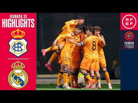 Resumen #PrimeraFederación | RC Recreativo 1-4 Real Madrid Castilla | Jornada 33 | Temporada 2024/25