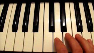 Coil - Amber Rain (Piano Tutorial)