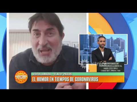"Flaco" Pailos made the entire "Nosotros a la mañana" panel tell a joke.