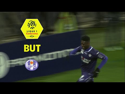 But Yaya SANOGO (90'+1) / Toulouse FC - RC Strasbourg Alsace (2-2)  (TFC-RCSA)/ 2017-18