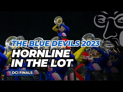 The Blue Devils 2023 Hornline In the Lot - Finals