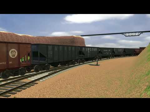 TC 603 pulling a coal train