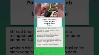 Potret Siti Aminah Anak Angkat Mulan Jameela dan Ahmad Dhani yang Bikin Gemas