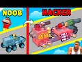 SHINCHAN and I Built MONSTER CAR to SURVIVE in DRIVE SURVIVE | NOOB vs PRO vs HACKER with CHOP Hindi