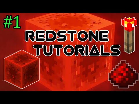 Redstone tutorial part 1 | introduction to redstone engineering