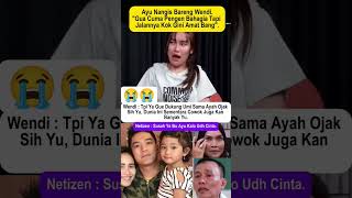 Download lagu Wendi nangis ayu pindah agama 😭 #ayutingting #wendicagur #boywillam #umikalsum #ayahojak mp3