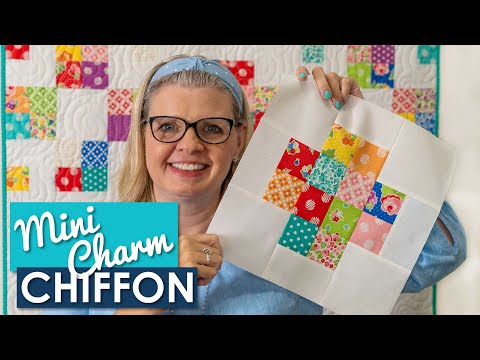 👶 Quick & Most Adorable BABY GIFT 🍼 Mini Charm Chiffon Quilt 🚼 Shortcut Quilt