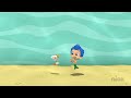 Bubble Guppies Gil And Bubble Puppy Ware Playing Sit And Stay