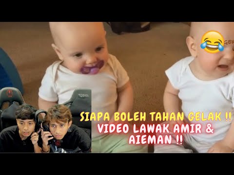 SIAPA BOLEH TAHAN GELAK !! - VIDEO LAWAK AMIR & AIEMAN !!