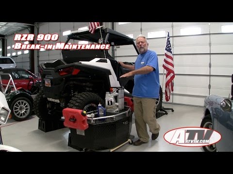 ATV Television Special - Polaris RZR Initial Maintenance. Oil Changes.
