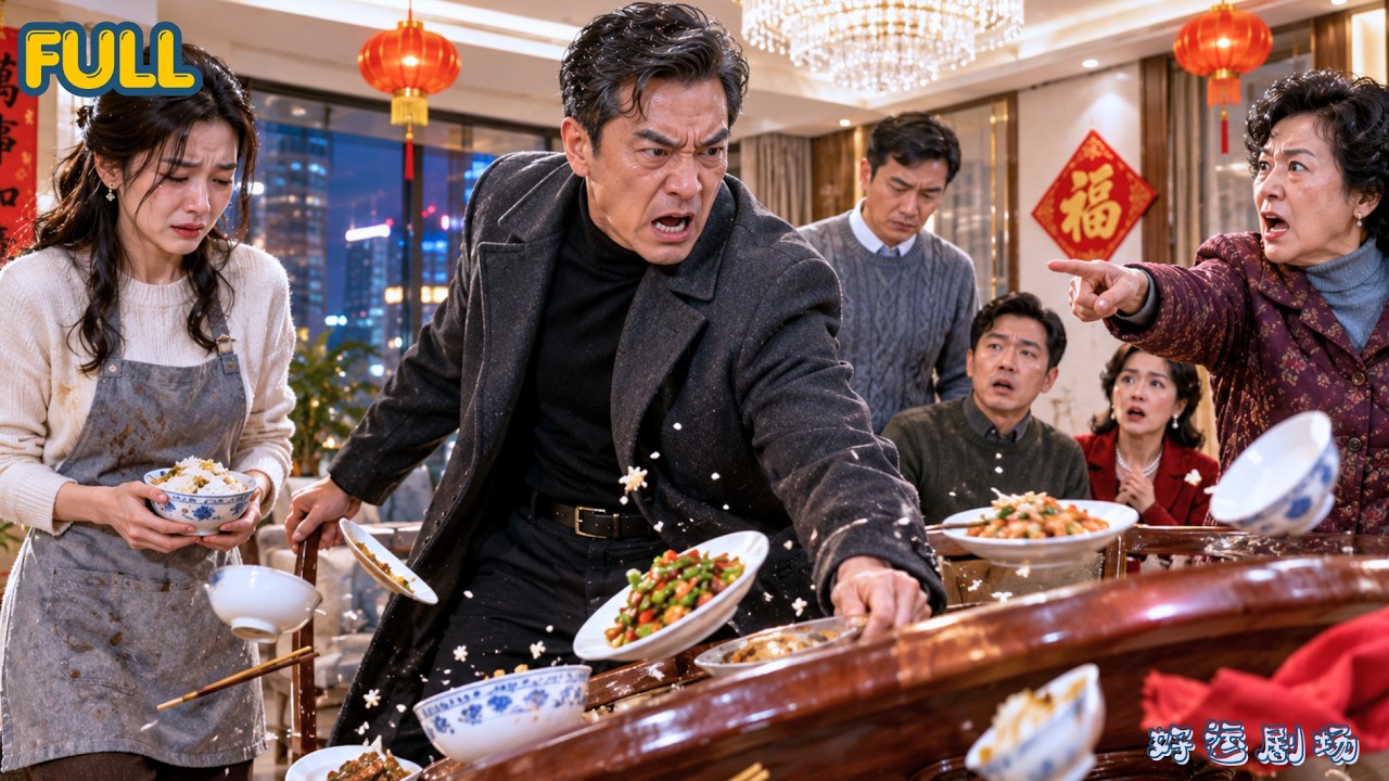 父親碰見女兒被婆家當保姆！連年夜飯都不准上桌，他怒掀飯桌！#ai #情感 #反转