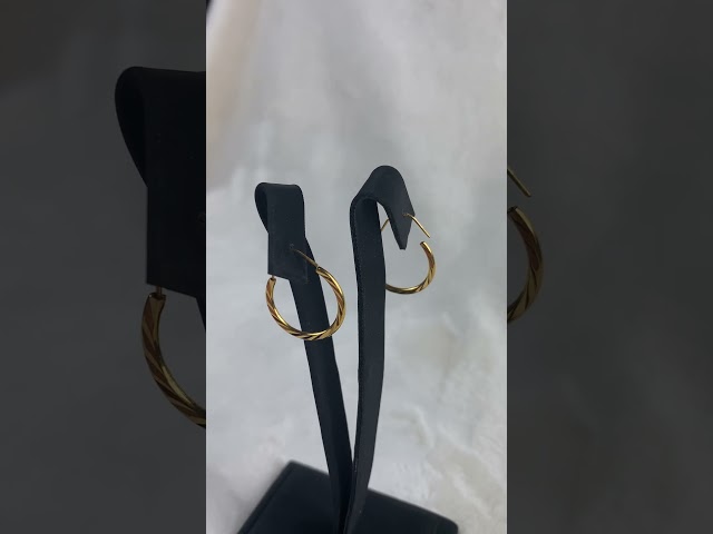 حلق ذهب عيار 21