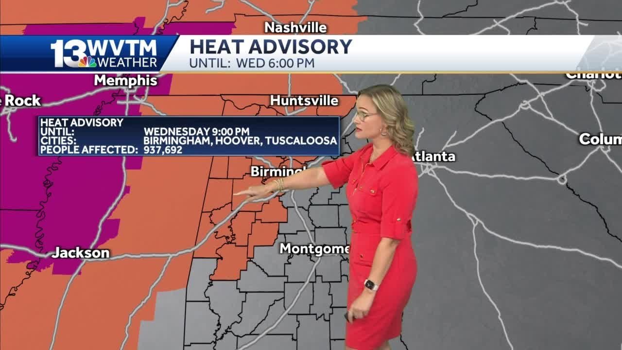 Rain chances limited this week and dangerous heat returns