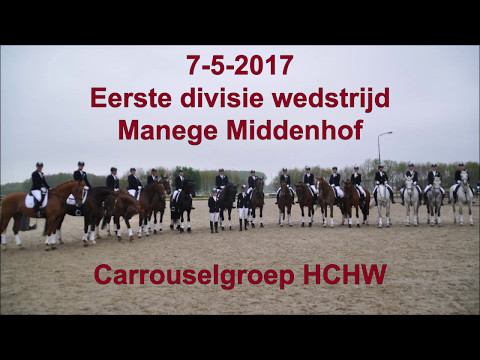 HCHW carrousel paarden officiële wedstrijd Maassluis 2017