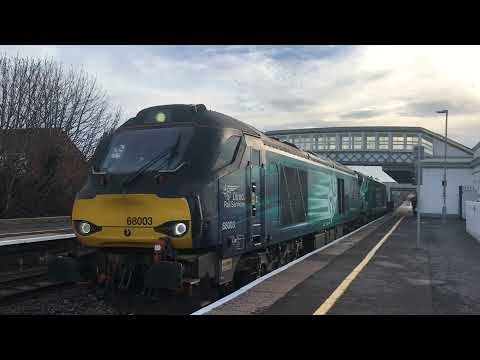 68003 and 68006 at Bridgwater