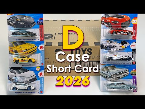 Unboxing Hot Wheels 2026 Case D – Early First Look!