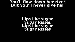 Echo &amp; the Bunnymen - Lips Like Sugar (lyrics) 80&#39;s Alternative
