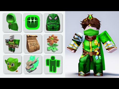 GET 20+ GREEN AND BROWN FREE ITEMS & ROBUX!😱💚🤎 (ACTUALLY ALL STILL WORKS)