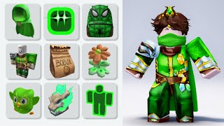GET 20+ GREEN AND BROWN FREE ITEMS & ROBUX!😱💚🤎 (ACTUALLY ALL STILL WORKS)