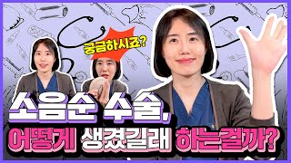 소음순비대, 소음순비대칭 개선하는 소음수술 전후, 소음순성형 전과정 보여드려요~