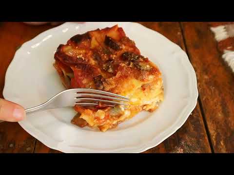 Lasagne alla Parmigiana di melanzane| Ricetta della nonna