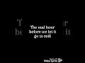 cospe In The Final Hour song lyrics