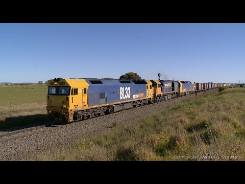 Pacific National 7902V Container Freight From Mildura - PoathTV Australian Trains & Railways