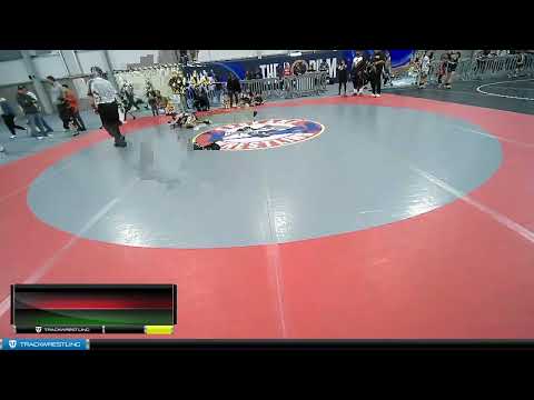 63 Lbs Quarterfinal - Roan Rickel, Team Aggression Wrestling Club Vs Jose Banderas, Warriors Of Ch