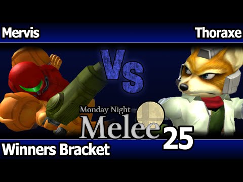 MNM 25 Melee - Mervis (Samus) vs Thoraxe (Fox, Marth) - Winners Bracket