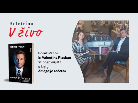 Naslovnica: Beletrina v živo: Borut Pahor: Zmaga je začetek