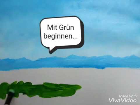 Eine einfache Landschaft malen