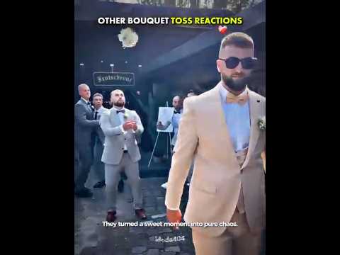 Other bouquet toss reactions but the last one 🥹❤️‍🩹