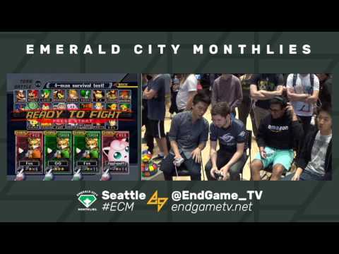 Vinodh & Shoyo (Red) vs. Zhu & Silentwolf (Green) | SSBM-D LQF | ECM3