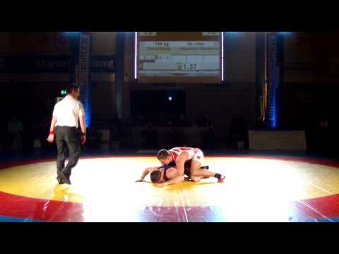 Gr.-röm. 74kg Pascal Eisele - Alexandrs Visnakovs 0:3 / PS 0:1 0:1 0:1