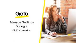 Manage Settings During a GoTo Session with the Desktop App
