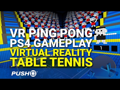 VR Ping Pong PS4 Gameplay: Virtual Reality Table Tennis | PlayStation VR | Footage