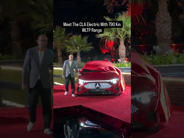 Mercedes-Benz CLA Electric Unveiled In India