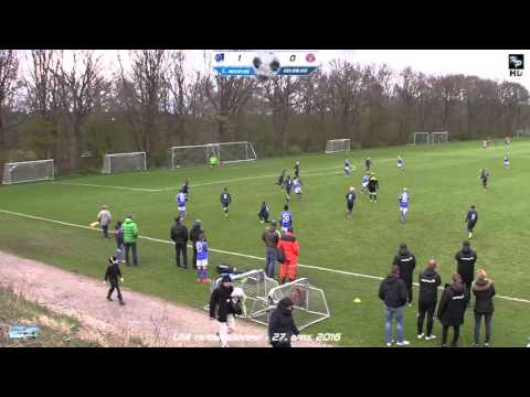 Lyngby BK U14 træningskamp vs Hørsholm U14 (HUI) 27 april 2016 (7-1)