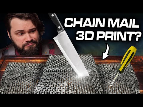 3D Printed Chainmail