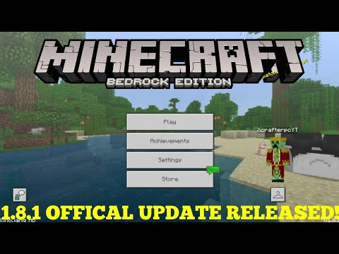 Minecraft PE 1.8.1  MCPE 1.8.1 OFFICIAL UPDATE RELEASED 
