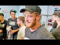 LOGAN PAUL "FLOYD YOUR GONNA QUIT IN 6 ROUNDS! YOU SHORT!"