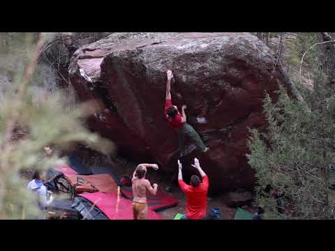 FrictionLabs Athlete Sam Sommers tops out Lost, V11 in Eldo.