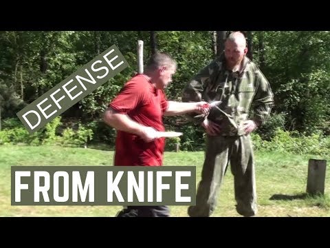 Defense from knife, knife аttack - Russian martial arts IZVOR