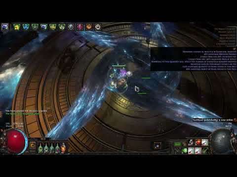 My last build on sentinel Dex stack Tornado Shot deadeye (POE 3.18)