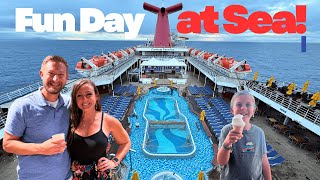 Carnival Paradise Sea Day! Diamond Brunch, Legends of Lido, Motown!