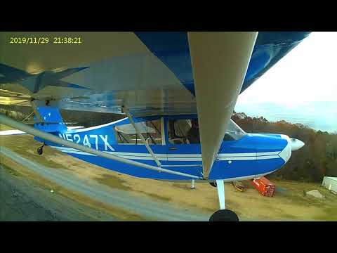 Flying a Tailwheel Airplane on a scenic flight around Charlotte in a Citabria GCBC - N5247X