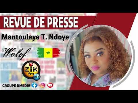 Revue de Presse Wolof Zik FM : Mercredi 09  Septembre 2026 ! avec Mantoulaye Thioub Ndoye